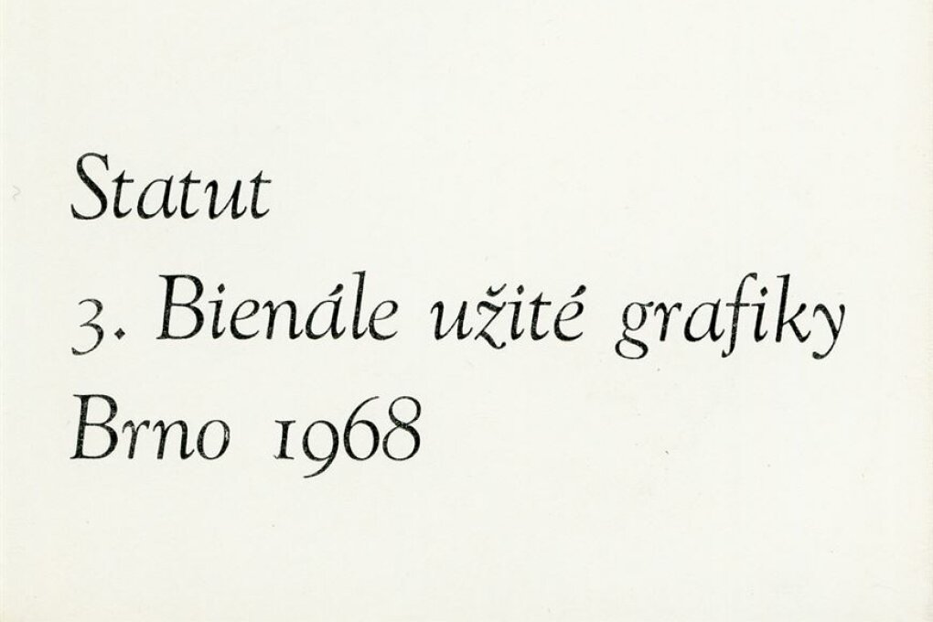 3. bienále užité grafiky Brno ´68, Mezinárodní přehlídka výstavnické tvorby